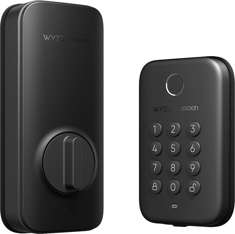 Wyze Auto-Lock Bolt Fingerprint Deadbolt and Wyze Cam OG 1080P Wi-Fi Security Camera Bundle