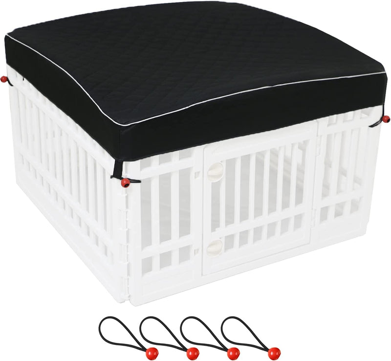 Dog Playpen Cover - Shade  Security for 35 Inch 4-Panel Pet Pens