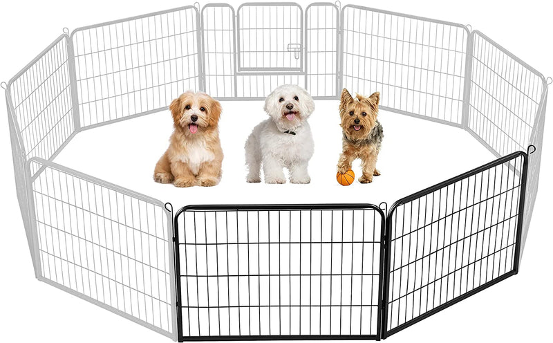 16-Panel Foldable Dog Playpen - Outdoor Fence for Various Animals - Durable 32x32 Inches