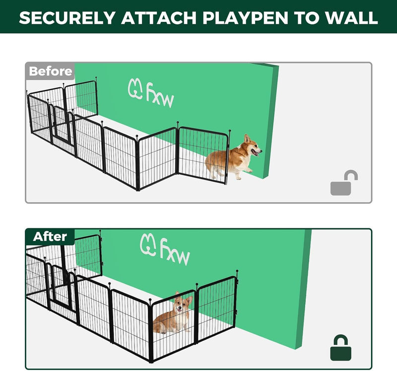 FXW Fence-To-Wall Anchor Pack of 4 - Dog Playpen Accessory