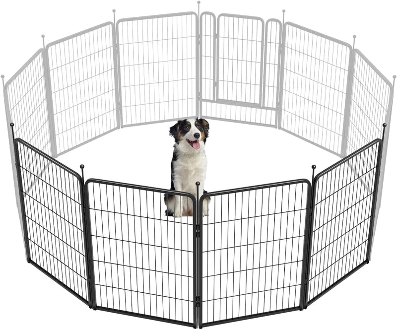 FXW Dog Playpen for Yard Camping - Heavy Duty for PuppiesSmall Dogs 24 Height 8 Panels