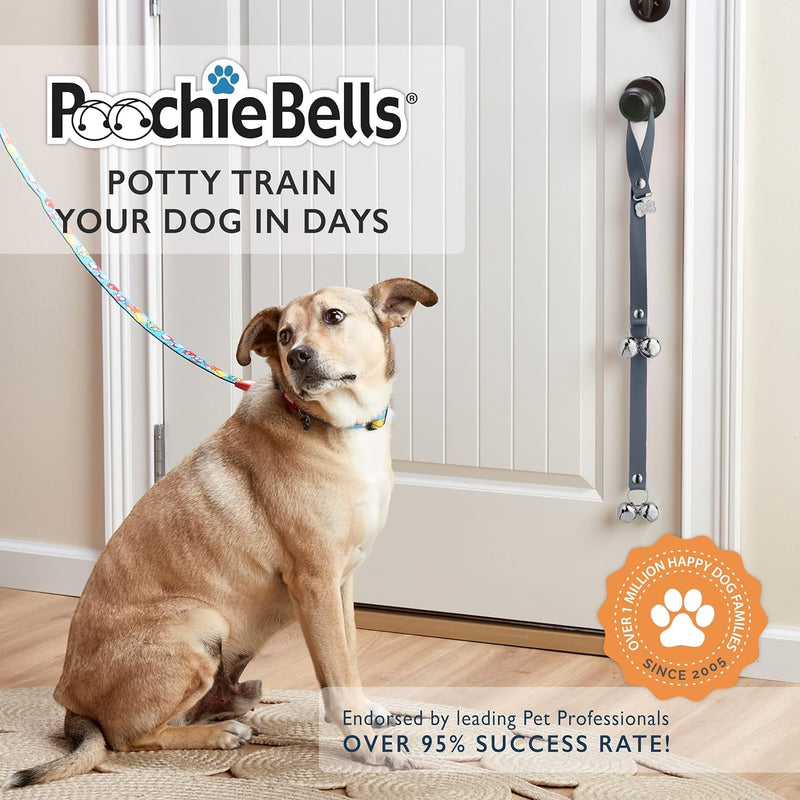 Lux Leather USA Dog Doorbell - Handcrafted  Trusted for Potty Training Train in Days