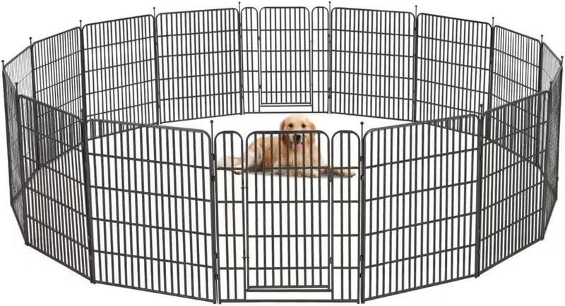 IndoorOutdoor Heavy Duty Dog Playpen - 8 Panels 40 Height