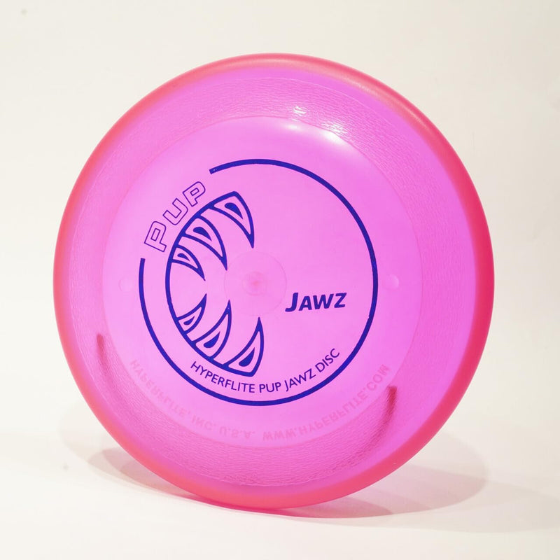 Hyperflite Jawz Pup World Toughest Competition Dog Disc Puncture Resistant Frisbee 7 Inch Lemon Lime