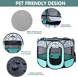 Foldable Pet Playpen - IndoorOutdoor - SmallMedium - 29 x 29 x 16