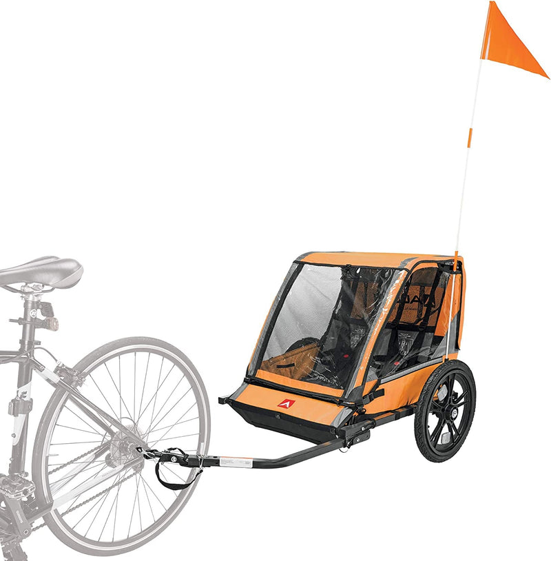 Hi-Viz Bicycle Trailer for 2 Children - Allen Sports ET2 Transport