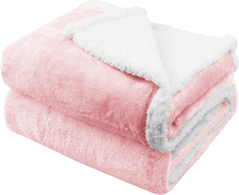 Hypoallergenic Waterproof Reversible Dog Blanket - Pink 60x80