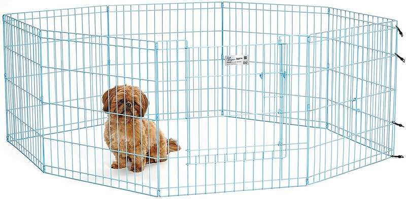 Midwest Foldable Metal Dog Exercise Pen - 24W x 24H