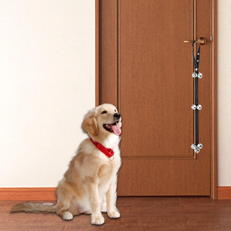 2 Pack Dog Doorbells for Potty Training with Free Whistle and Adjustable Strap