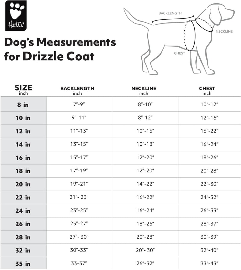 Hurtta Dog Raincoat - Raven 18