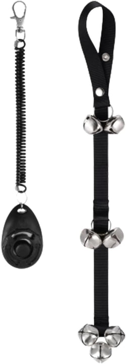 Dog Doorbell Kit - Adjustable Length for Puppy Potty Training with Clicker  Jingle Bells