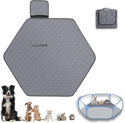 Dog Playpen Mat - Washable Pee Pad for Puppy Playpen - Leakproof Potty Training Pad