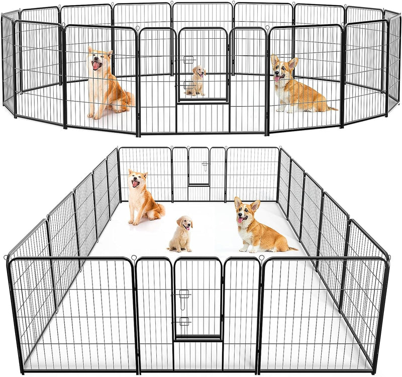 Sweetcrispy Indoor Dog Playpen - 8 Panel Puppy Fence