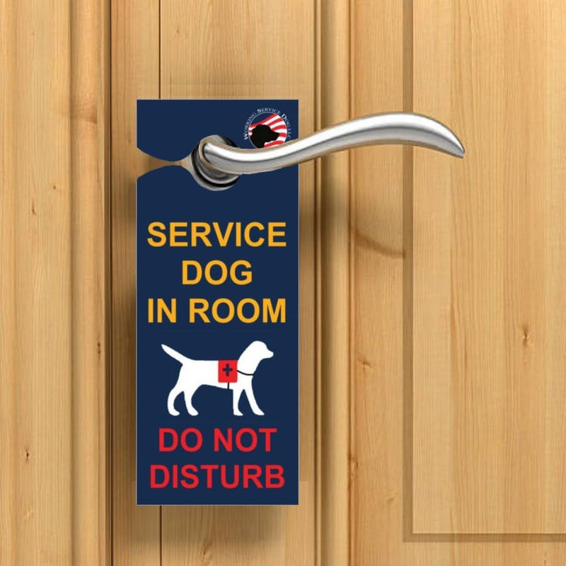 Service Dog Do Not Disturb Door-Hanger Pack of 5