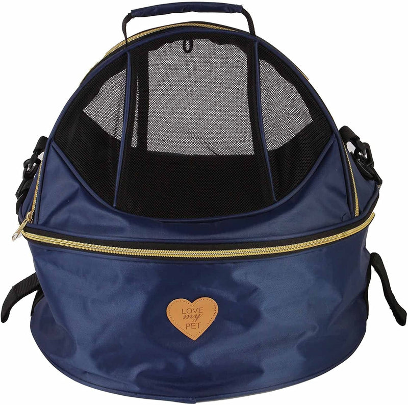 Pet Life Airline Dog Carrier - Airline Pet Carrier with Dual Zipper Enclosures