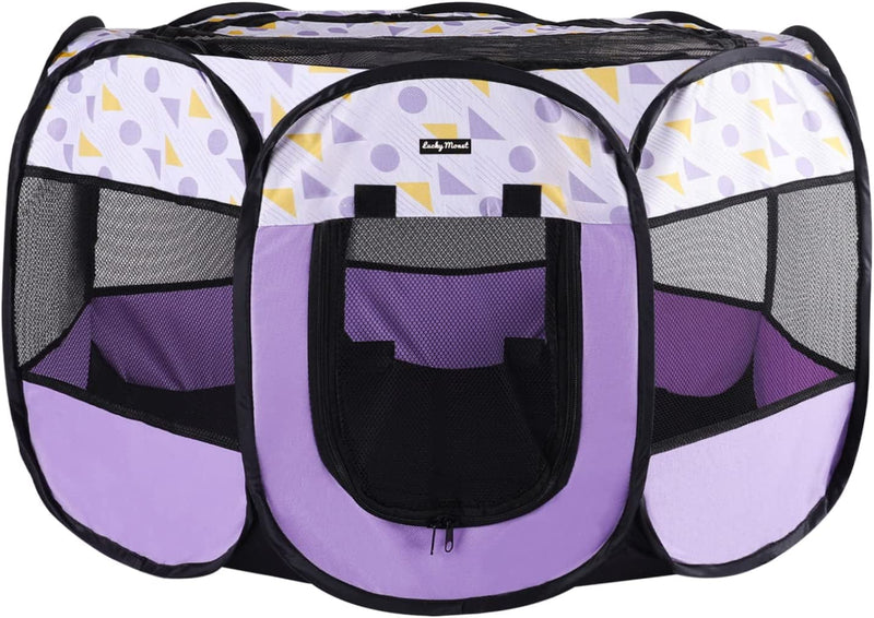 Foldable Pet Playpen - IndoorOutdoor - SmallMedium - 29 x 29 x 16