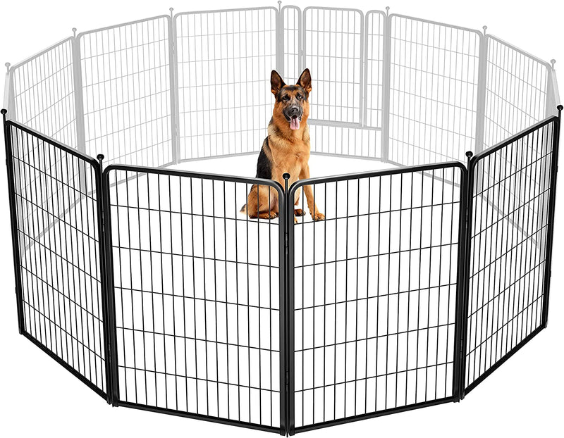 FXW Dog Playpen for Yard Camping - Heavy Duty for PuppiesSmall Dogs 24 Height 8 Panels