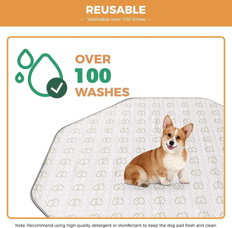 FXW Washable Puppy Pads - Super Absorbent for Dog Playpen 71 Diameter