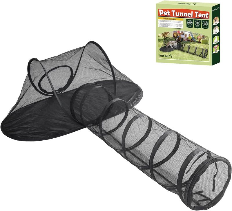 Cat Tent Outdoor - Portable Pet Enclosure for Cats and Small Animals with Carry Bag Orange