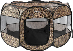 Foldable Pet Playpen - IndoorOutdoor - SmallMedium - 29 x 29 x 16