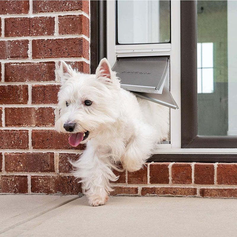 Petsafe Sliding Glass Pet Door - Adjustable Height Large White