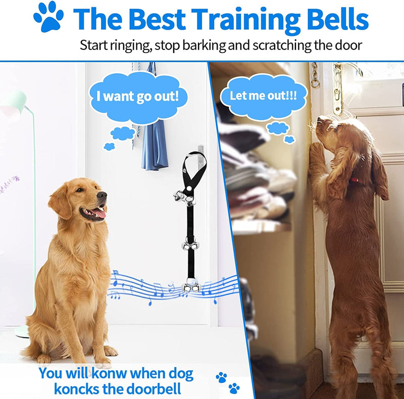 Pet Training Bells - 2 Pack Dog Doorbells for Potty Training and Communication