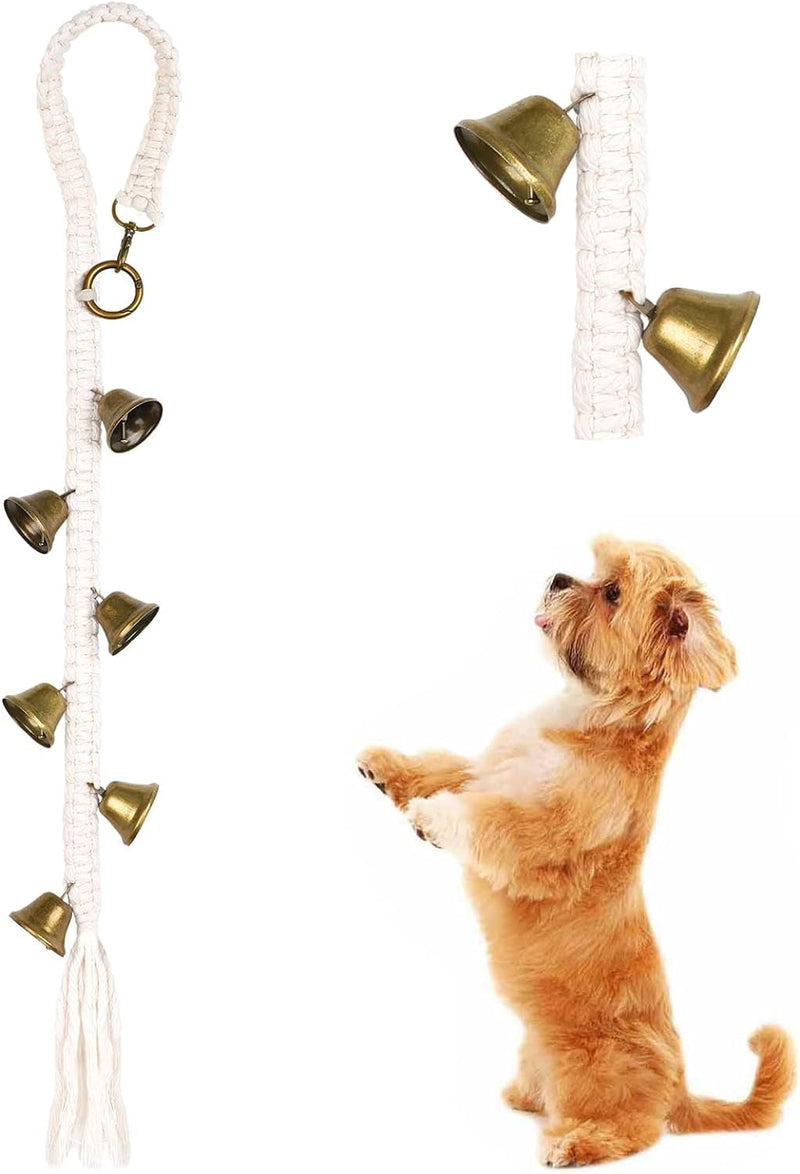 FOLKSMATE Dog Doorbells for Potty Training - Adjustable Bells with Extra Loud Ring for Puppy Training and Housebreaking