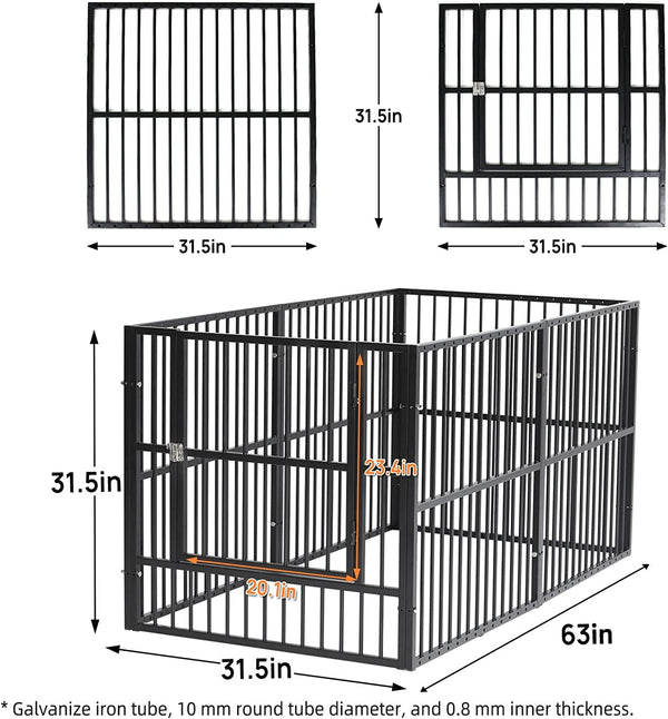 Heavy Duty Extendable Dog Playpen - 31-63