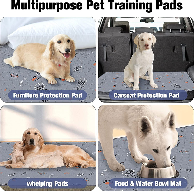 UPSKY Washable Pee Pads for Dogs 2 Pack 48x60 Reusable Pet Training Pads