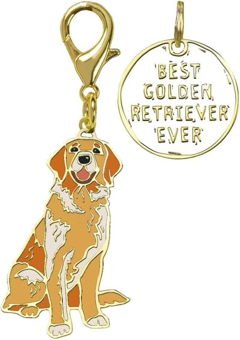 Golden Retriever Charm Set for Dog Collar by Primitives Kathy