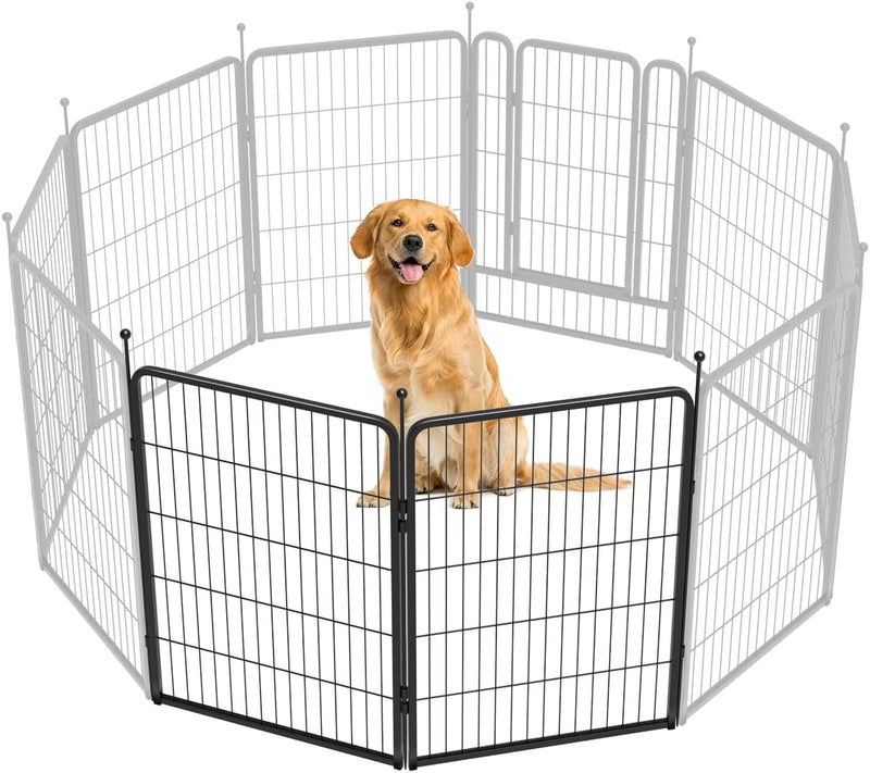 FXW Dog Playpen for Yard Camping - Heavy Duty for PuppiesSmall Dogs 24 Height 8 Panels