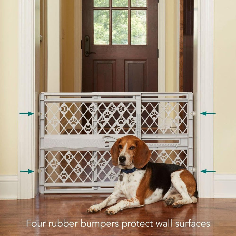 North States 40 Portable Pet Gate - Made in USA Expands  Locks - No Tools Needed