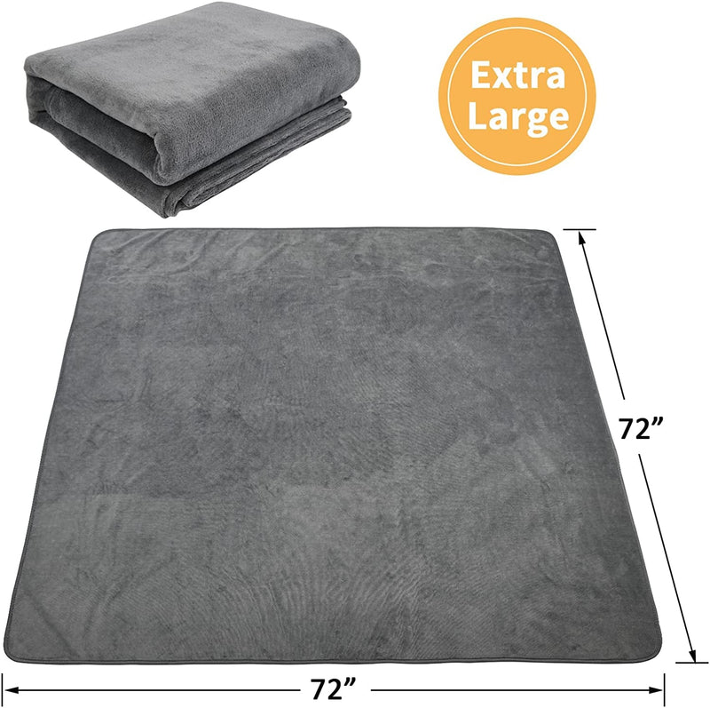 Washable Dog Pee Pad - Extra Large Non-Slip Mat for Incontinence and Housebreaking - Instant Absorb