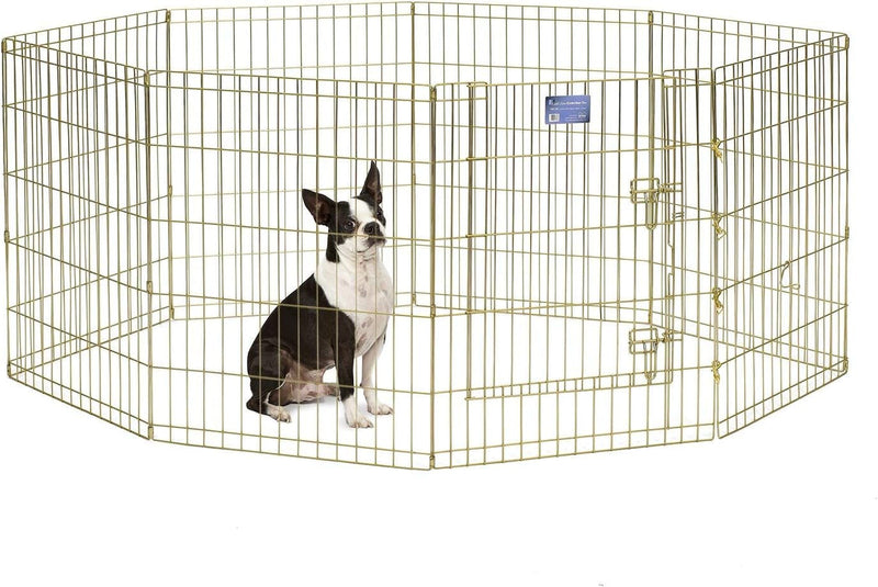 Midwest Foldable Metal Dog Exercise Pen - 24W x 24H