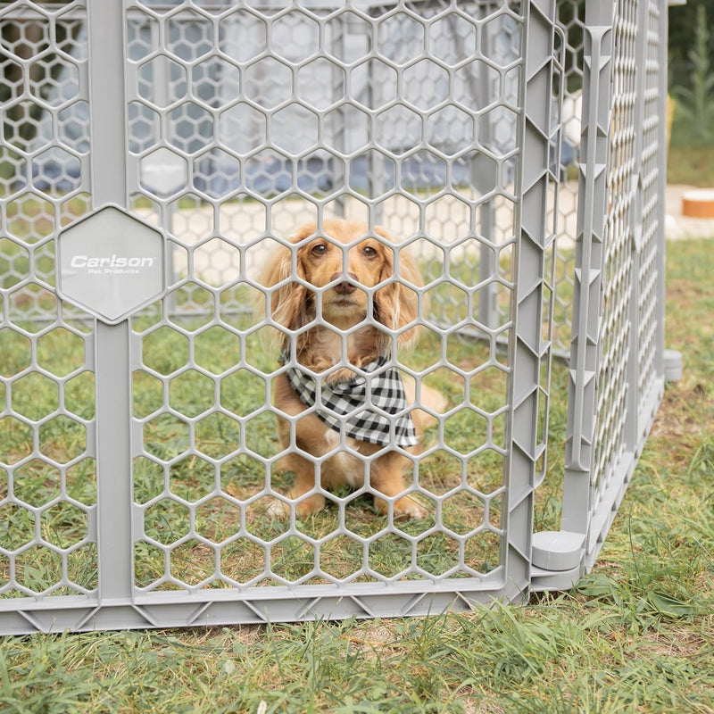 Pet Playpen - Carlson 2360 DS Plastic Gray - 26 X 192