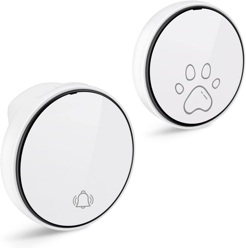 Comsmart Wireless Dog Doorbell for Potty Training with 38 Melodies  LED Flash 1 Receiver  1 Transmitter