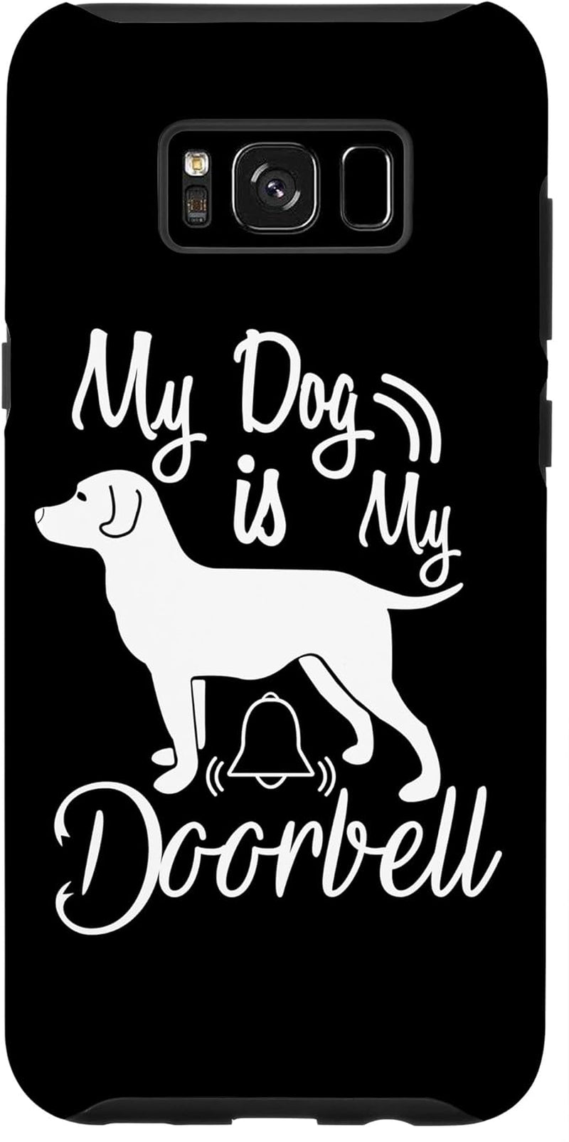 Galaxy S9 Dog Design Case - Rescue Dogs Doorbell Fun and Owner Gift