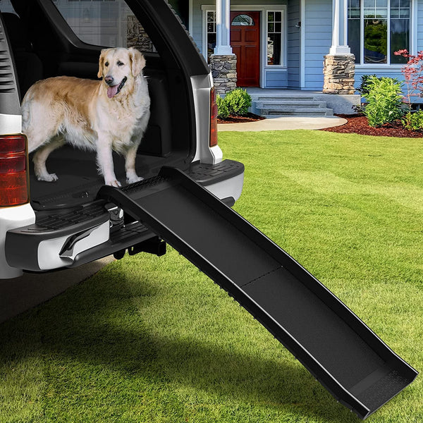 YITAHOME 61In Folding Dog Ramp - Portable Non-Slip Pet Ramp for Large Dogs Lightweight SUVTruck Ladder with 150lbs Capacity