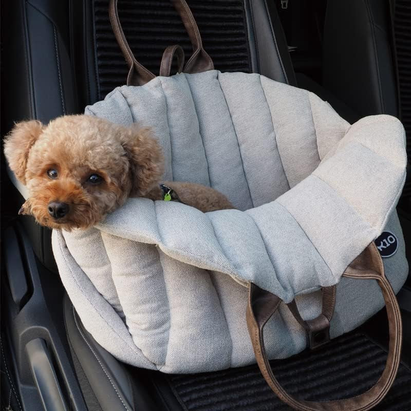 -Car-Go Tote - Dual Purpose Pet Tote and Dog Car Seat Oatmeal Beige