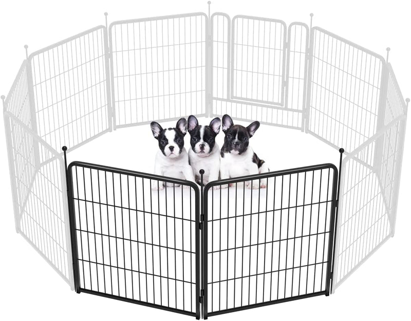 FXW Dog Playpen for Yard Camping - Heavy Duty for PuppiesSmall Dogs 24 Height 8 Panels