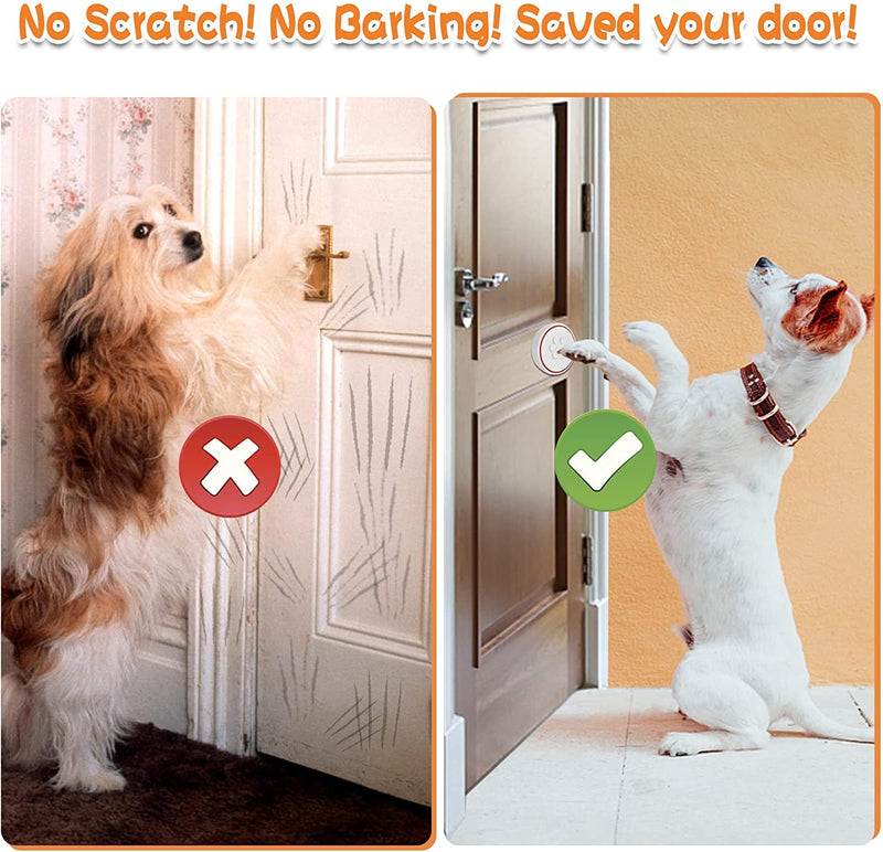 Chunhee Dog Doorbells for Potty Training - 3 Transmitters and Receivers