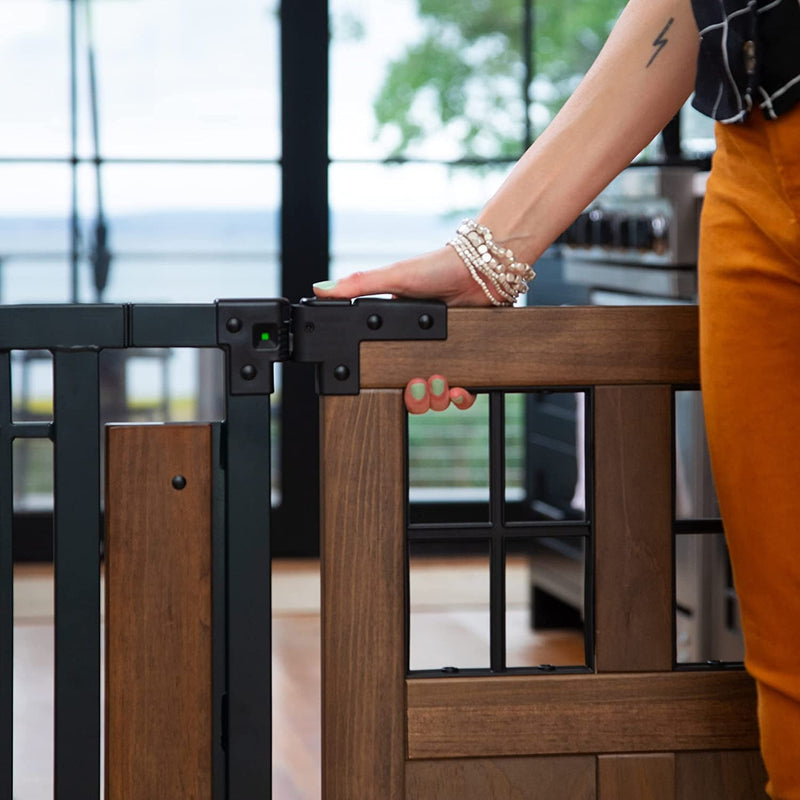 Evenflo Farmhouse Barn Door Walk-Thru Gate