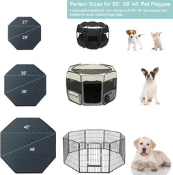 Dog Playpen Mat - Washable Pee Pad for Puppy Playpen - Leakproof Potty Training Pad