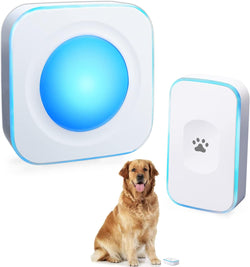 Waterproof Touch Dog Door Bell - Potty Training Bells with Flashing Light