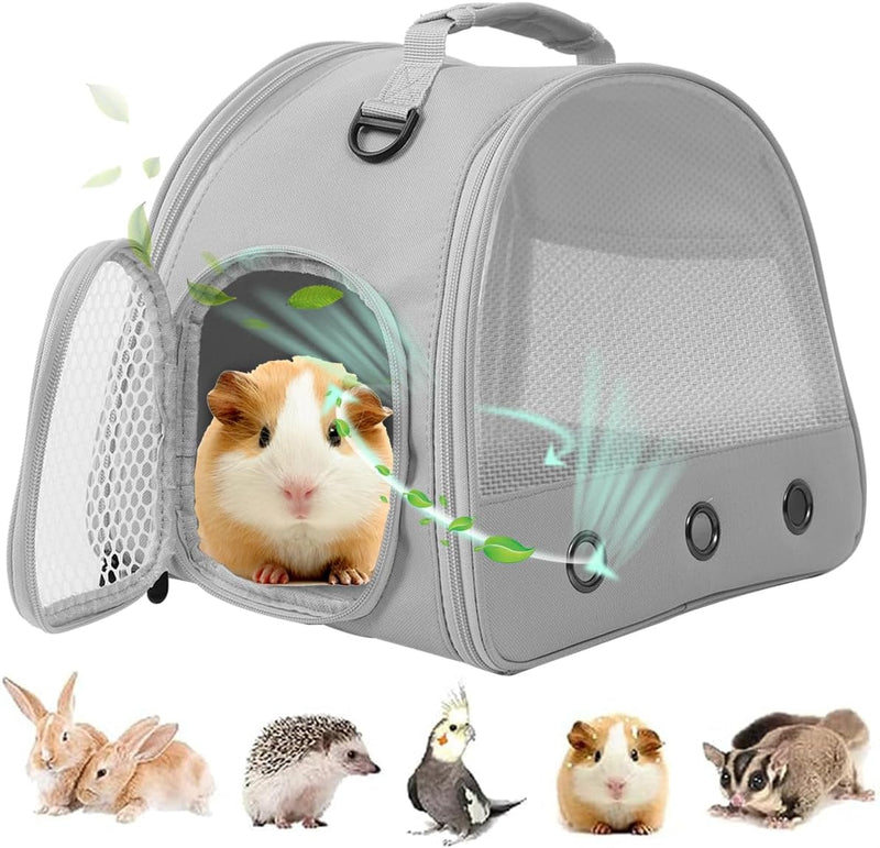 Guinea Pig Backpack with Space Capsule Window for Small Animals
