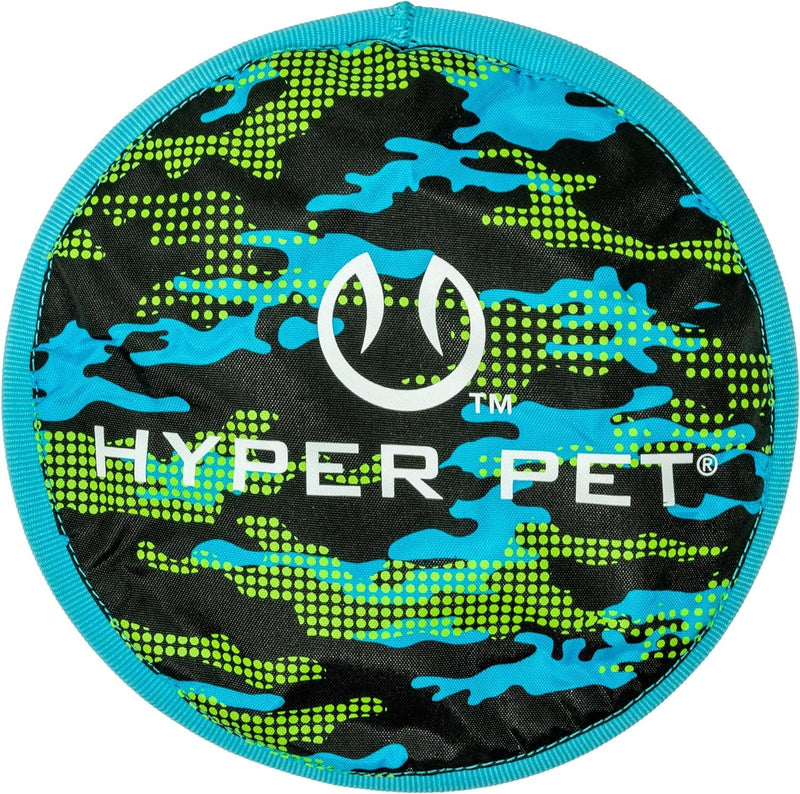 Hyper Pet Flippy Flopper 9" Flying Disc Soft Dog Toy, Floats in Water & Safe on Teeth, for All Breeds, Pack of 2 (Colors May Vary)