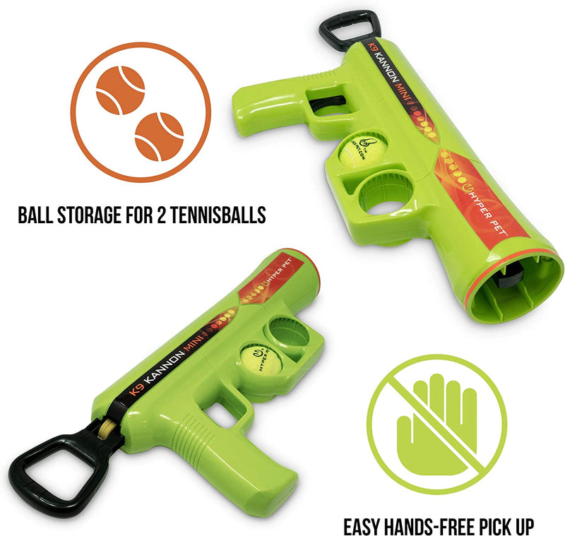 Hyper Pet Dog Ball Thrower-Interactive Toys (Load & Launch Tennis Balls for Dogs to Fetch) [Best Ball Launcher Toys for Large, Medium & Small Dogs] 3 Styles Available (Pack of 2)