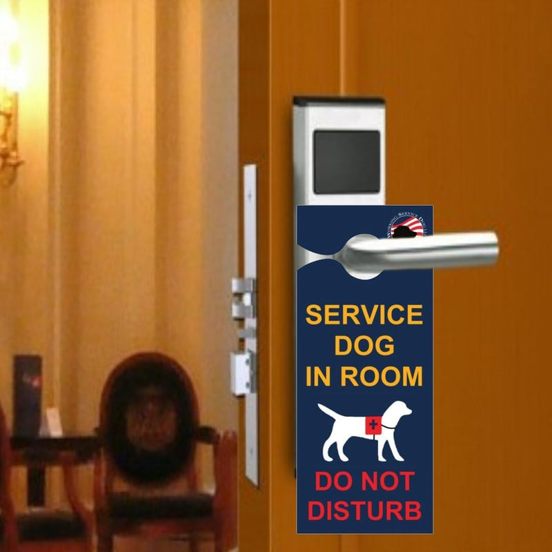 Service Dog Do Not Disturb Door-Hanger Pack of 5