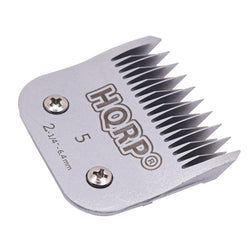 HQRP Size-5 Animal Clipper Blade Compatible with Aesculap German Red Clipper FAV5 FAV5CL, Andis MBG-2 20910, MBG2 20995, MBG-2 21420, AG 21465, MBG2 21485, AG 21730, AG2 22215 Pet Grooming