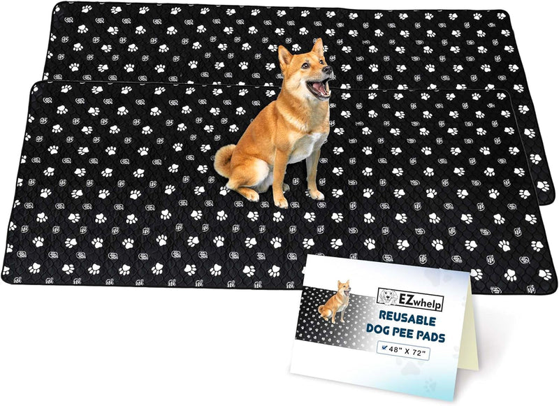 Washable Pee Pads for Dogs - Waterproof 2 Pack 50X80